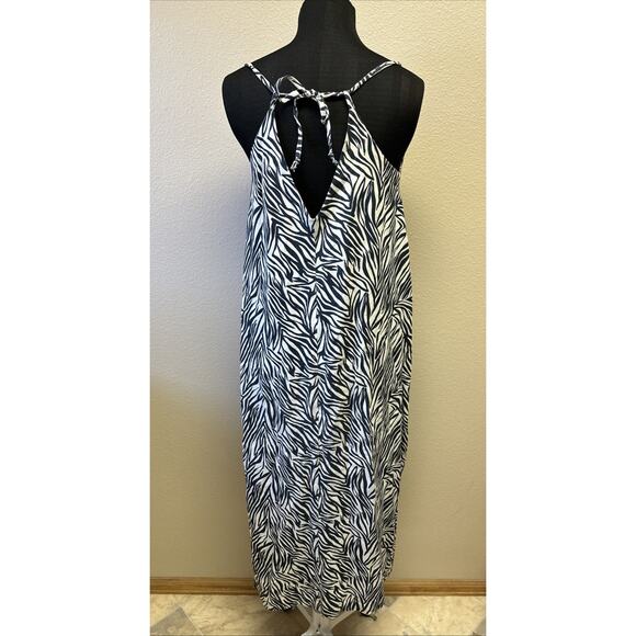 Maruca Novelo Small Sundress Dress Boho Chic Lagenlook Relaxed Festival Pockets - Picture 3 of 9